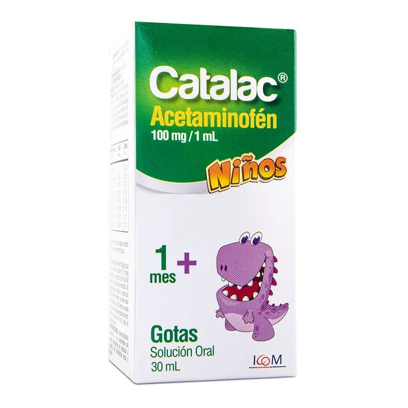 100025207.png ACETAMINOFEN CATALAC 100MG/1ML GOTAS 30ML ICOM - Image 1
