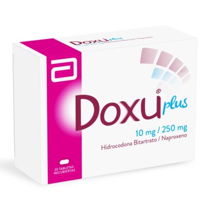DOXU PLUS 10MG/250MG 20TABLETAS