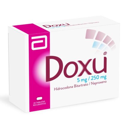 DOXU 5MG/250MG 20TABLETAS
