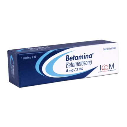 BETAMETASONA BETAMINA 8MG/2ML 1 AMPOLLA ICOM