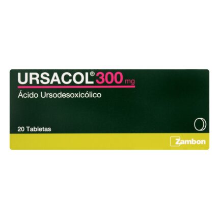 URSACOL 300 MG. 20 TABLETAS