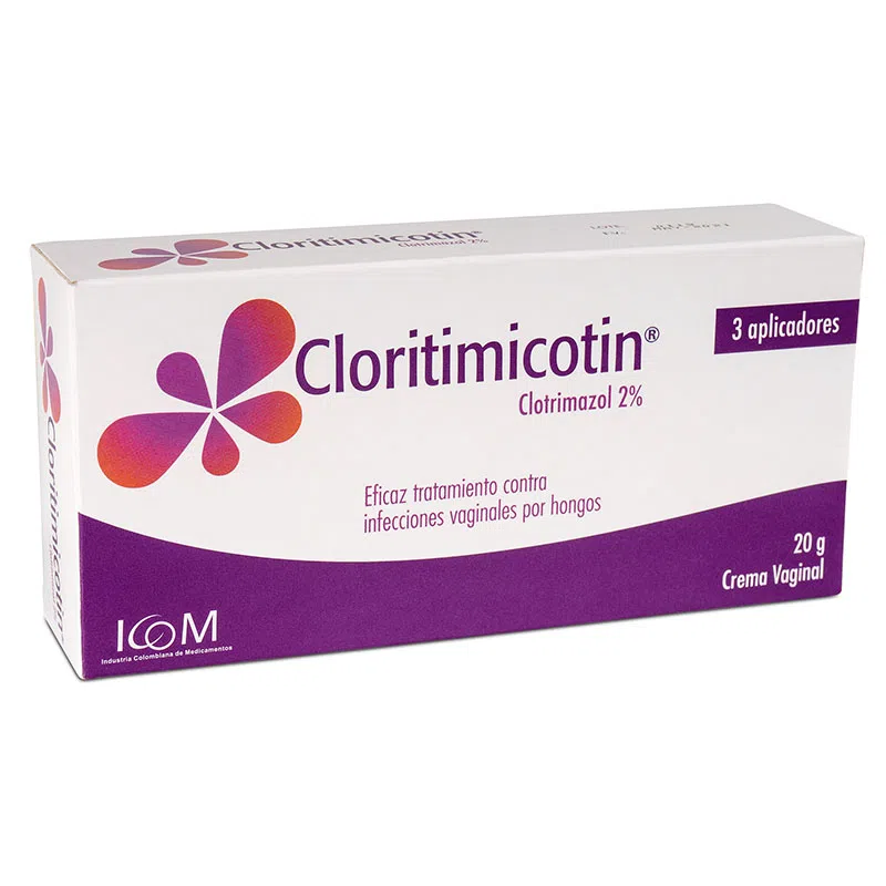 100025599.JPG.png CLOTRIMAZOL CLORITIMICOTIN 2% CREMA.VAG. 20GR ICOM - Image 1