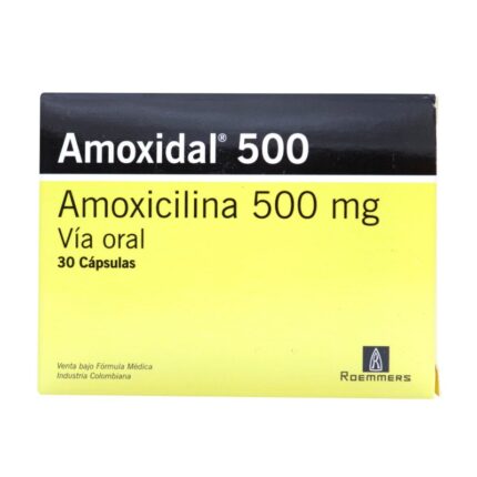 AMOXIDAL 500 MG 30 CAPSULAS