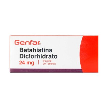 BETAHISTINA 24 MG 20 TABLETAS GF