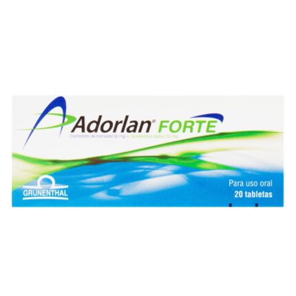 ADORLAN FORTE 50 MG / 50 MG  20 TABLETAS