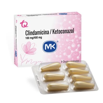 CLINDAM.100MG+KETOCON.400 MG 7 OVULOS MK
