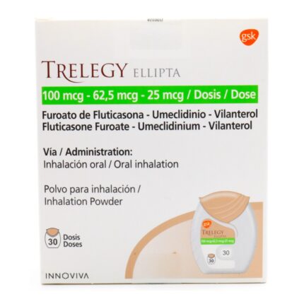 TRELEGY ELLI.100MCG/62.5MCG/25MCG 30DOS.