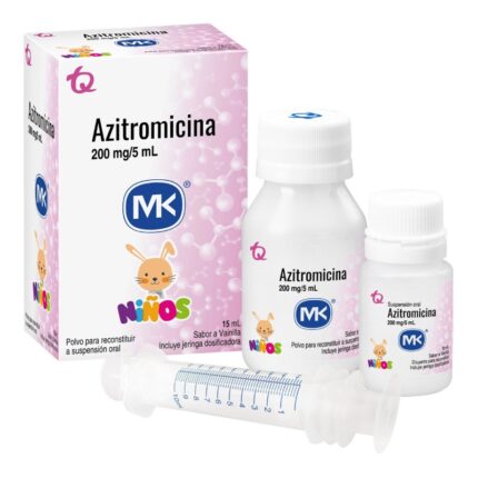 AZITROMICINA 200MG/5ML POLVO 15 ML MK