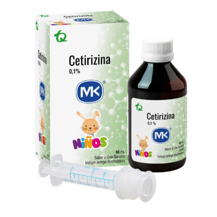 CETIRIZINA 0.1 JARABE+DOS 60 ML MK