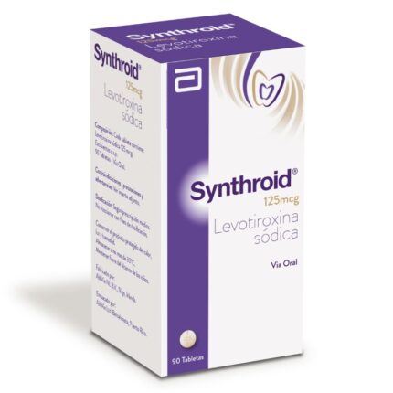 SYNTHROID 125 MCG FRASCO 90 TABLETAS