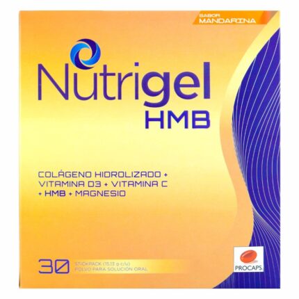 NUTRIGEL HMB MANDARINA 30 UND
