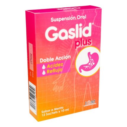 GASLID PLUS SUSP 10ML CAJA X 12 SBS ICOM