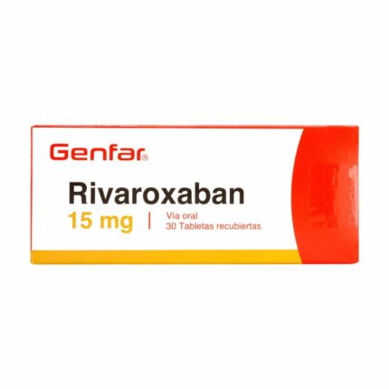 RIVAROXABAN 15 MG 30 TBS GF
