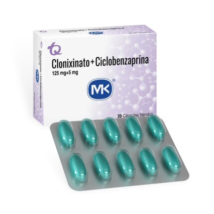 CLONIXINATO 125MG+CICLOBENZ 5MG 20TBS MK