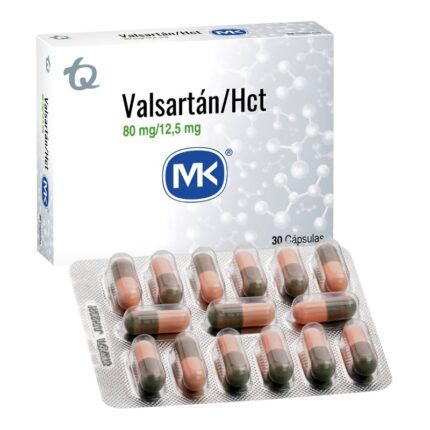 VALSARTAN 80 MG+HIDROC 12.5 MG 30 TBS MK