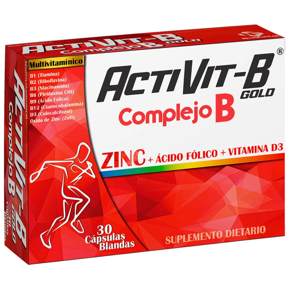 100027017.png ACTIVIT-B GOLD COMPLEJO B 30 CAP BLANDAS - Image 1