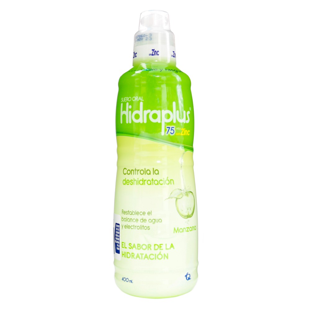 100027052.jpg HIDRAPLUS 75 ZINC MANZANA 400 ML - Image 1