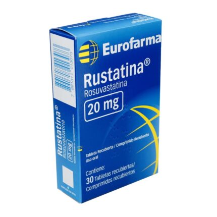 ROSUVASTATINA RUSTATINA 20 MG 30 TABLETAS