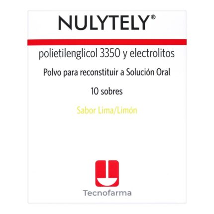 NULYTELY LIMA LIMON 10 SOBRES