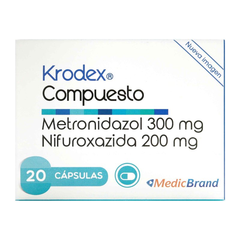 100028188.jpg KRODEX COMPUESTO 300 MG 20 CAPSULAS - Image 1