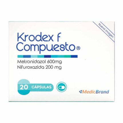 KRODEX F COMP 600 MG 20 CAPS