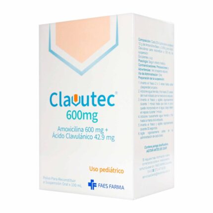 CLAVUTEC 600 MG + 42.9 MG/5 ML FCO 100ML