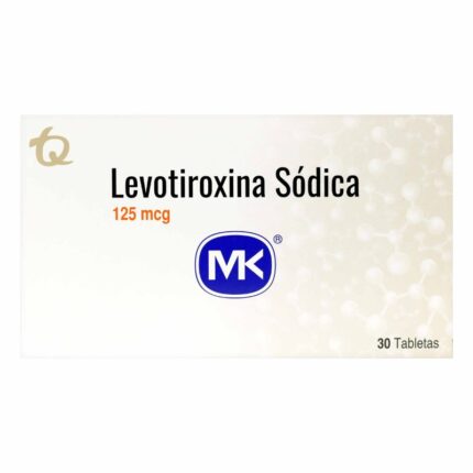 LEVOTIROXINA SODICA 125 MCG X 30 TABLETAS MK