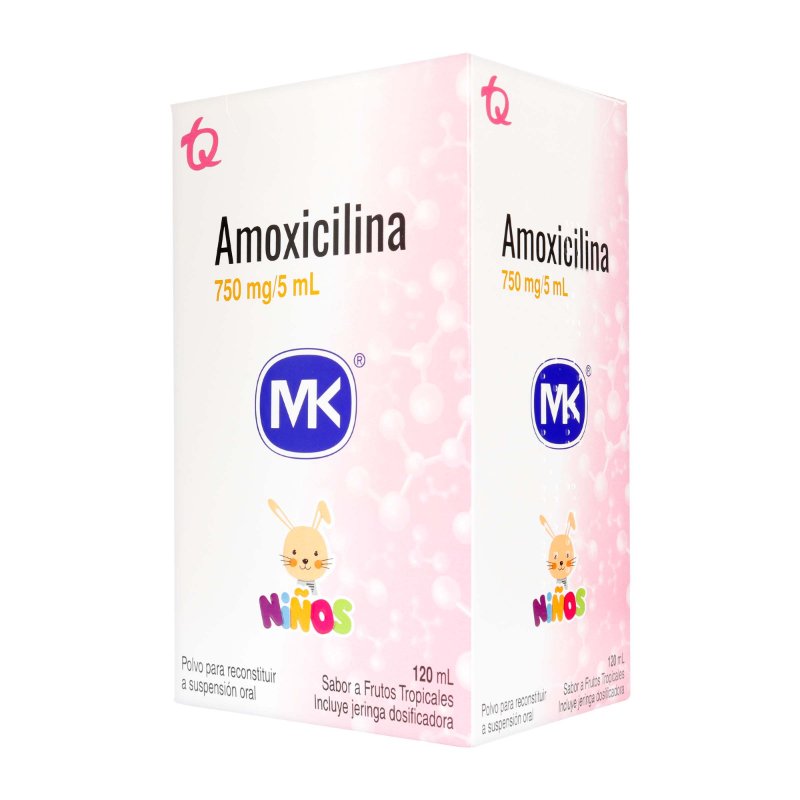 100028515.jpg AMOXICILINA 750 MG/5ML SUSP 120 ML MK - Image 1