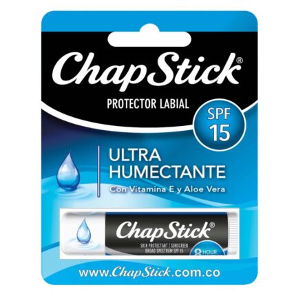CHAPSTICK LABIAL  ULTRA HUMECT.AZUL