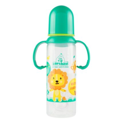BIBERON CORCHITO DECORADO 2 MANIJ.8 OZ
