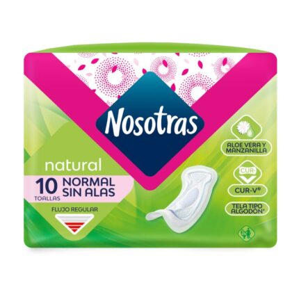 TOA.NOSOTRAS NORMAL NATURAL 10 UDS