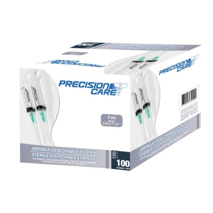 JERINGA 3P 3ML 21X1.1/2 100 UND ETERNA