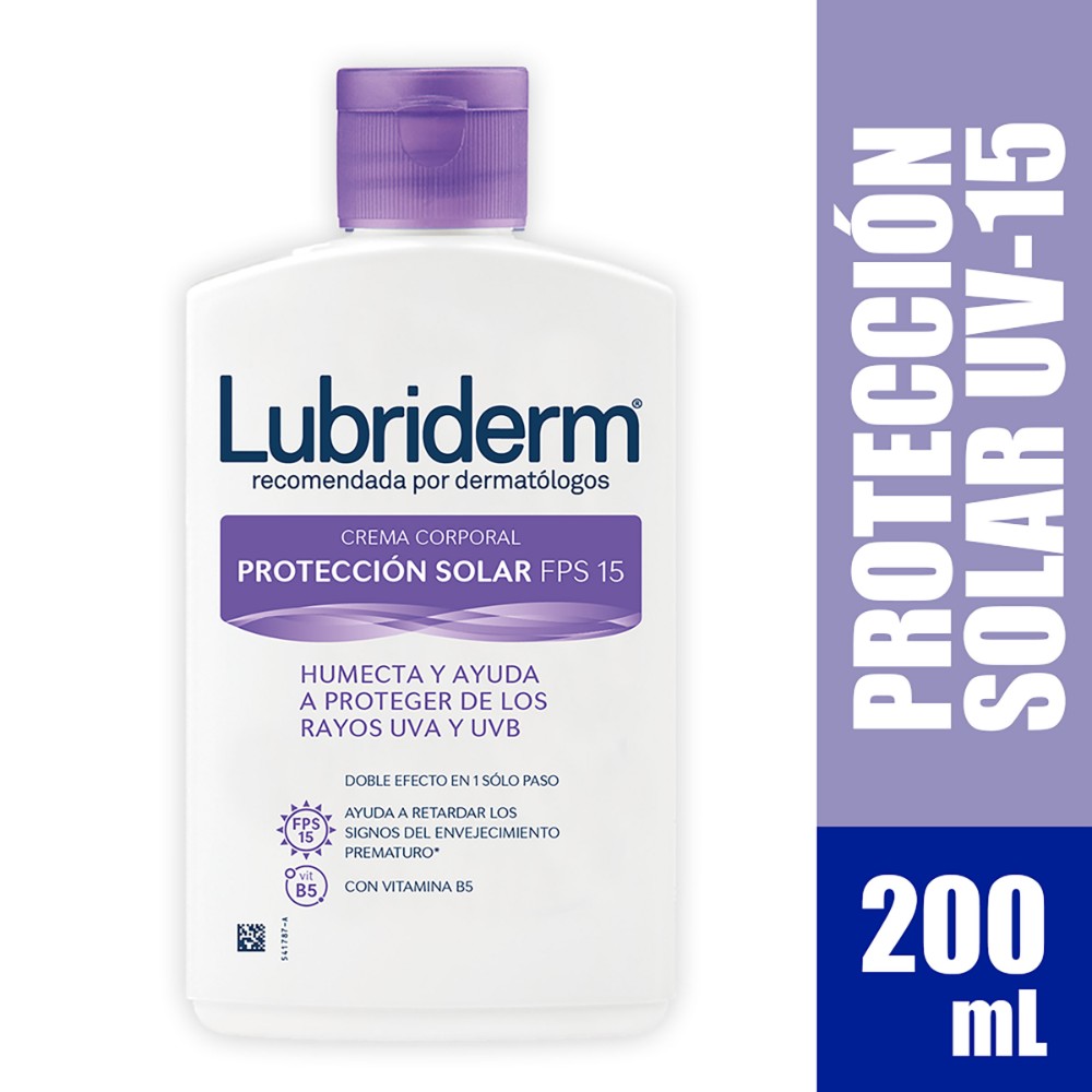 200012459.jpg LUBRIDERM LOCION U.V.15 200 ML - Image 1