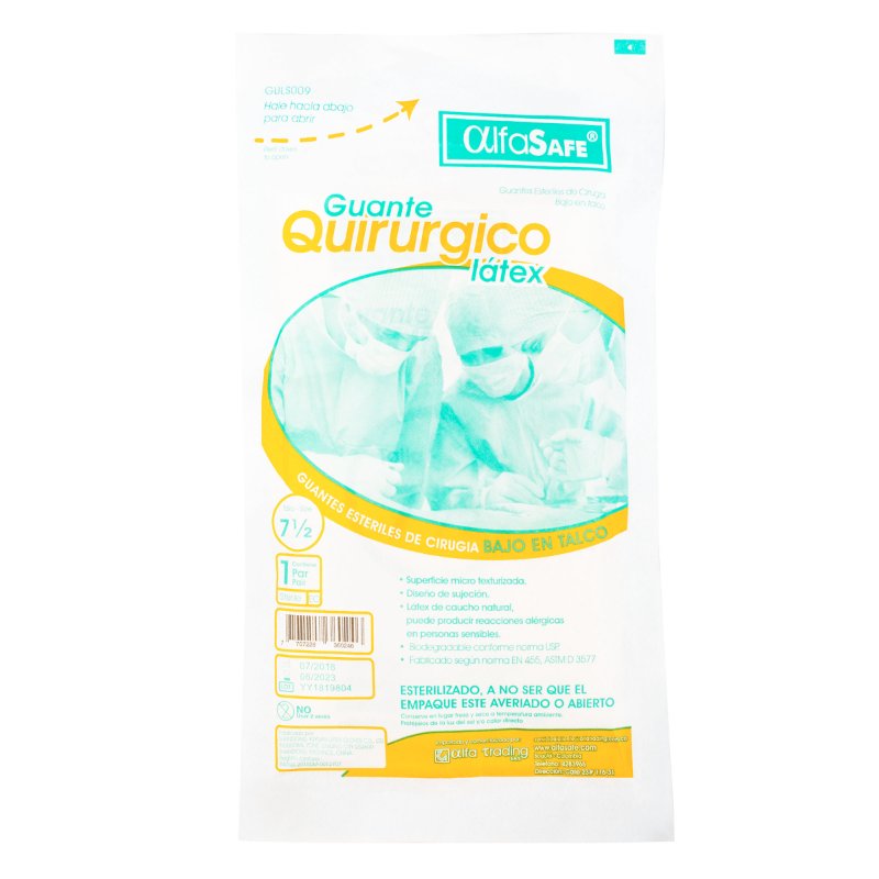 200014040.jpg GUANTE ESTERIL ALFA 7 1/2 - Image 1