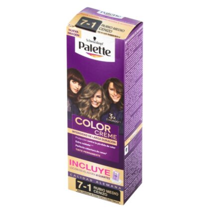 PALETTE CREM TUBO 7-1 RUBO MEDIO CENIZO