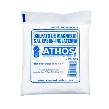 SULFATO DE MAGNESIO 400 GR ATHOS