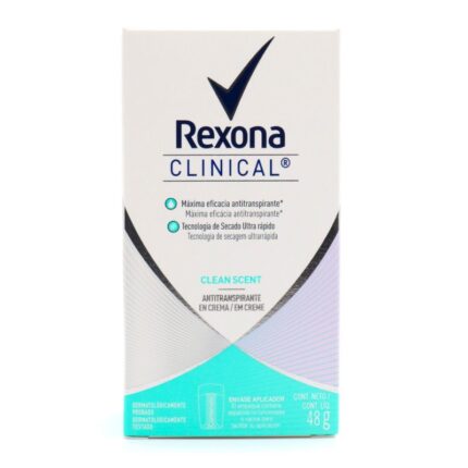 DTE.REXONA CLIN CRE CLEAN SCENT WOM 48GR