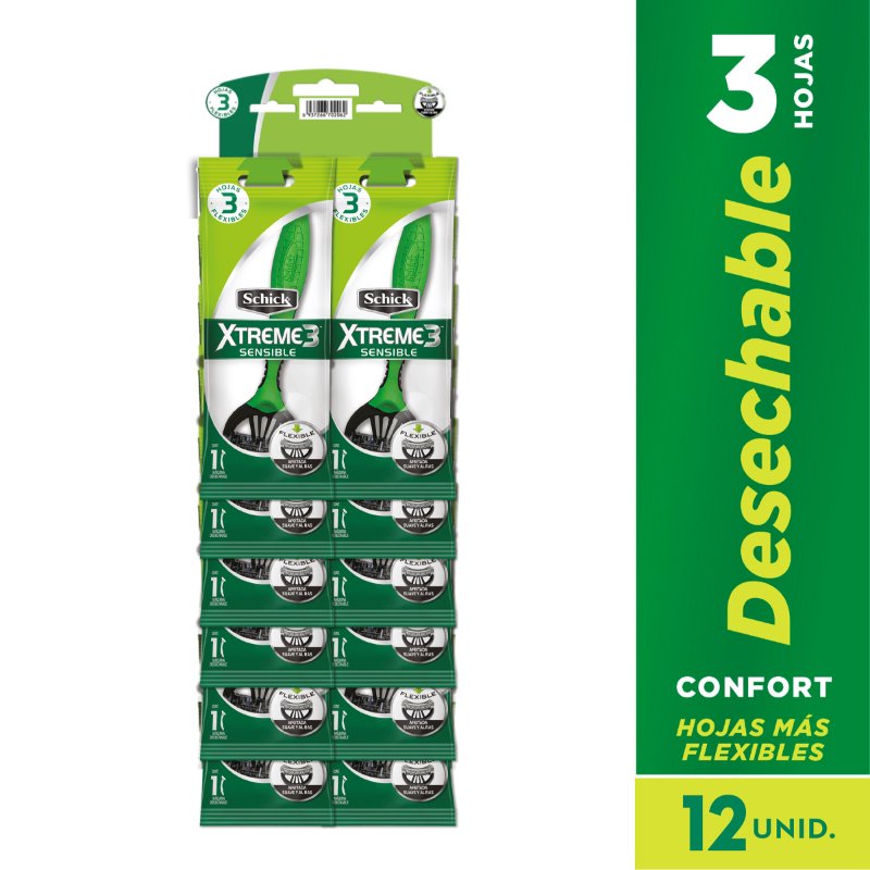 200025620-1.jpg MAQ.SCHICK XTREME-3 PIEL SENSIBLE - Image 1