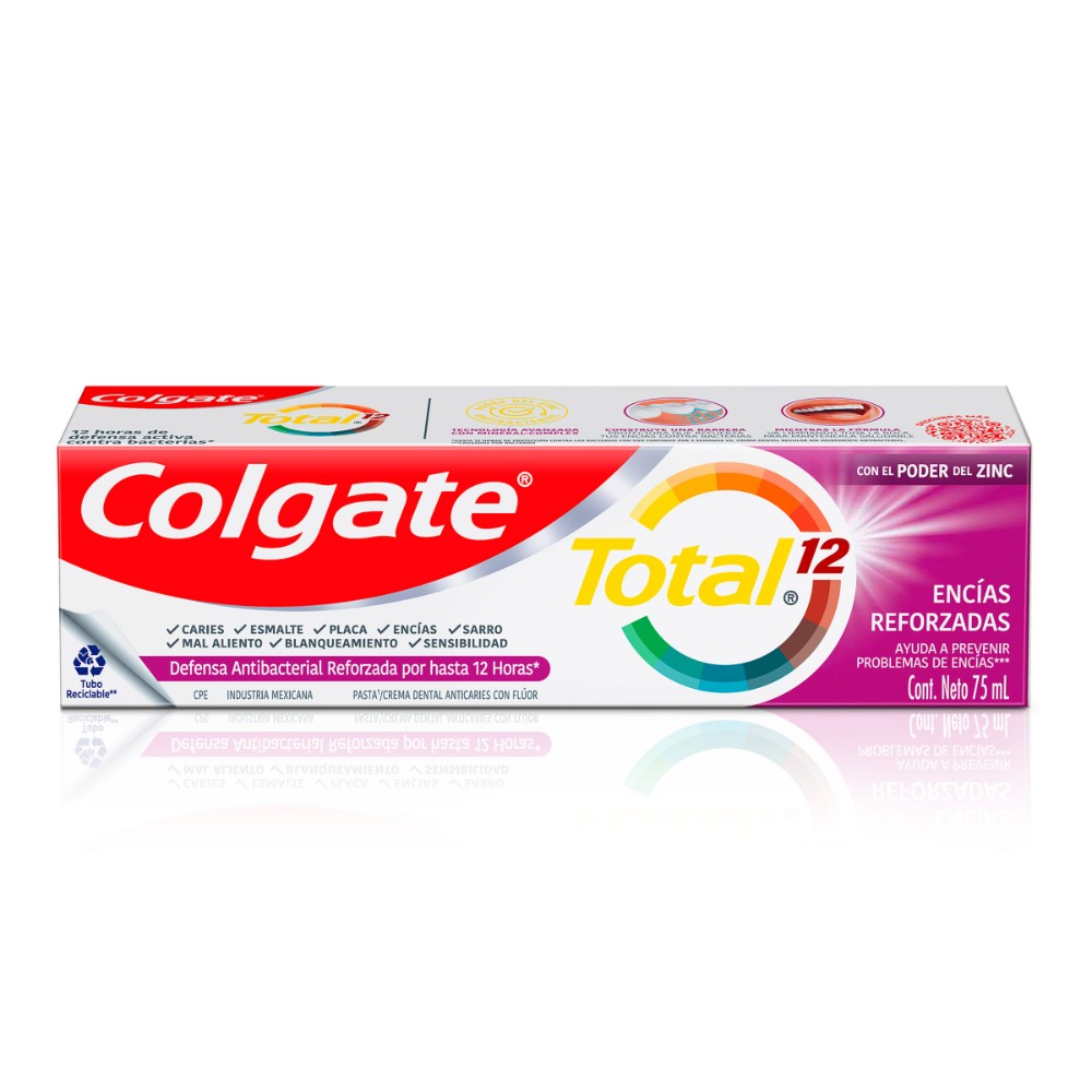 200026241.jpg COLGATE TOTAL 12 ENCIAS REFORZ.75ML - Image 1