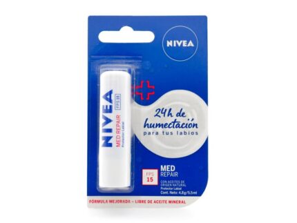 PROT.LABIAL NIVEA LIP CARE MED FPS 15