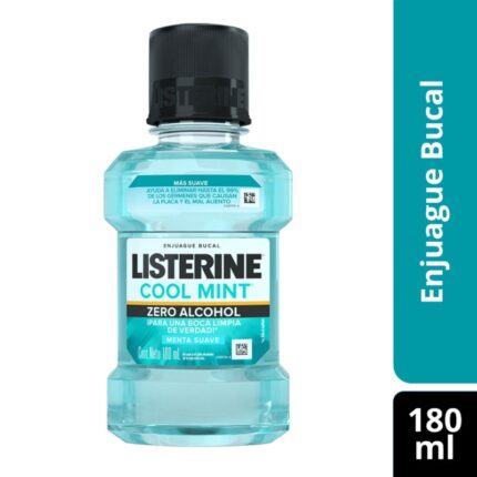 LISTERINE C.MINT ZERO SIN ALCOHOL 180 ML
