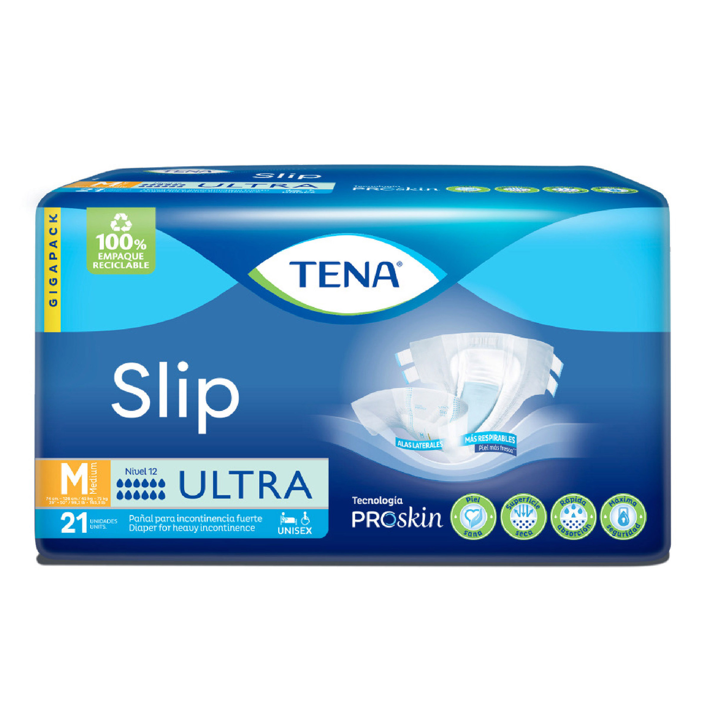 200030419.jpg TENA SLIP ULTRA TALLA M 21 UND - Image 1