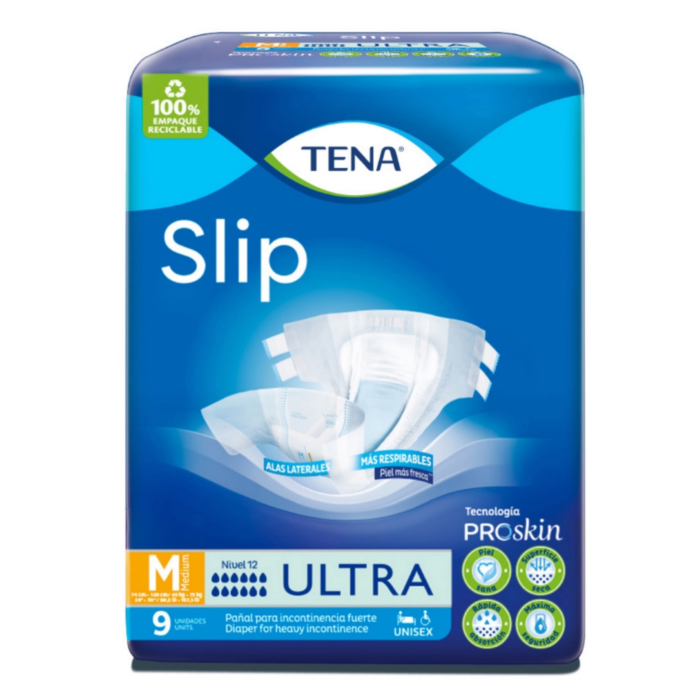 200030420.jpg TENA SLIP ULTRA TALLA M 9 UND - Image 1