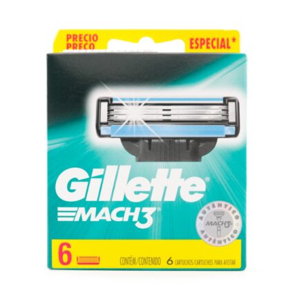 REP.MAQ.AFEITAR GILLETTE MACH 3 6 UND