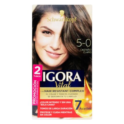 IGORA KIT VITAL TUBO 5-0 CASTANO CLARO