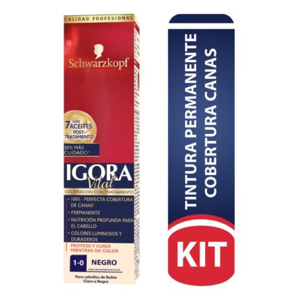 IGORA VITAL TUBO 1-0 NEGRO