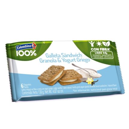 GALLETAS SANDWICH YOGURT GRIEGO