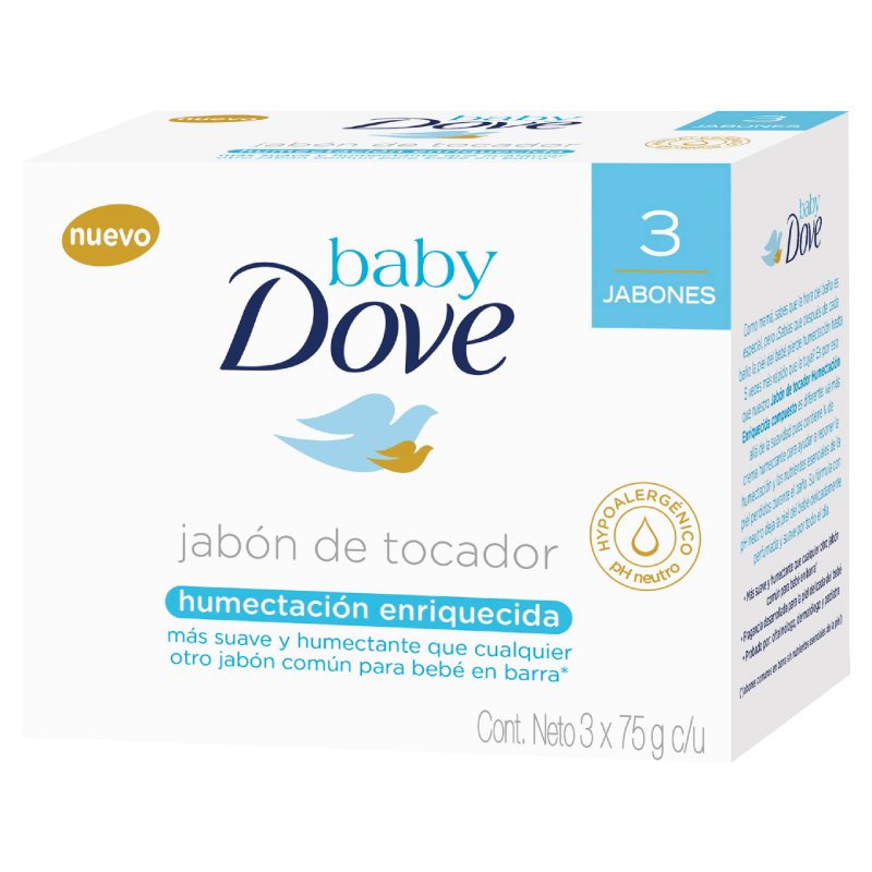 200035835-1.jpg 3 JABONES DOVE BABY HUMECTACI.ENRI.75 GR - Image 1