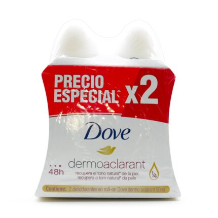 2 DTE.DOVE ROLLON TONO UNIF.CAL.50ML P.E