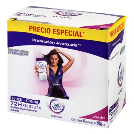 DTE.LADY S.S.CLIN.PR.CREMA 30GR 6UND P.E